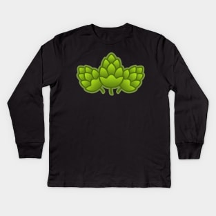 Trio of hops Kids Long Sleeve T-Shirt